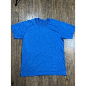 Lululemon Metal Vent Tech Short Sleeve Blue Size L
